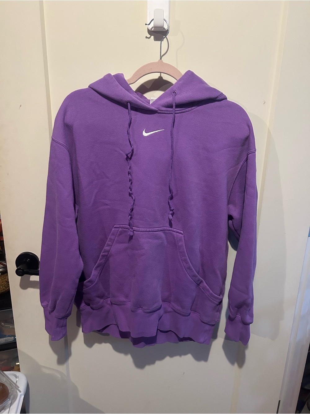 Nike Lavender Pullover Hoodie with Swoosh Tag